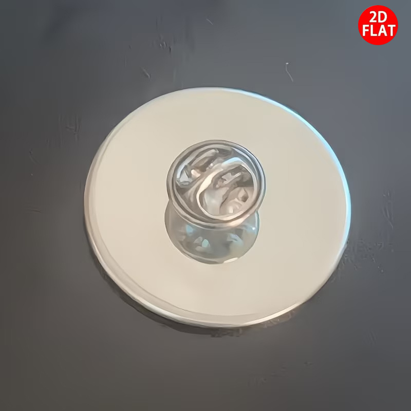 Yin Yang Mandala Pattern Stainless Steel Brooch